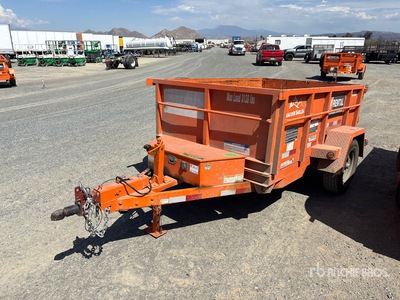 2019 Snake River DMP58-5KHD 8 ft S/A Tipping Utility Trailer
