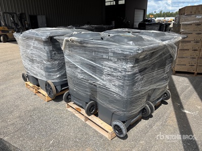 Quantity of (8) Plastic Garbage Bins
