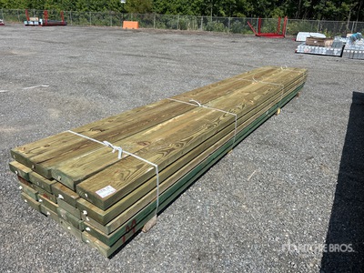 Quantity of (20) 3 in x 10 in x 20ft Marine Grade 2.5 Lumber
