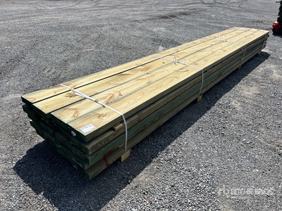 Quantity of (20) 3 in x 10 in x 20 ft Marine Grade 2.5 Tarcica
