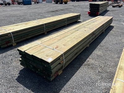 Quantity of (20) 3 in x 10 in x 20 ft Marine Grade 2.5 Tarcica