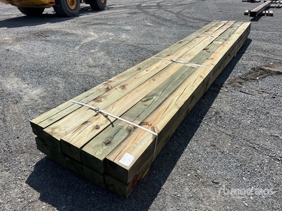 Quantity of (10) 6 in x 8 in x 20 ft Marine Grade 2.5 Tarcica