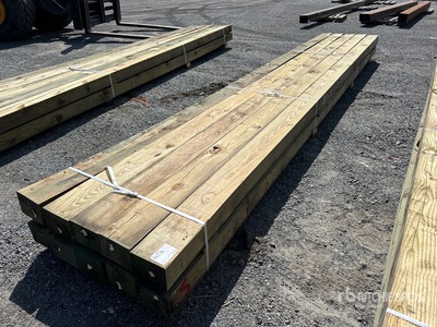 Quantity of (10) 6 in x 8 in x 20 ft Marine Grade 2.5 Tarcica