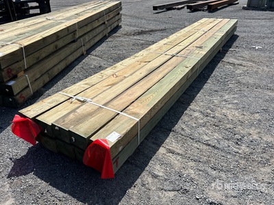 Quantity of (10) 6 in x 8 in x 20 ft Marine Grade 2.5 Tarcica