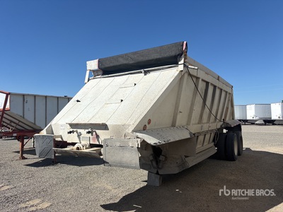 Fruehauf 28 ft T/A Lead Belly Dump Trailer