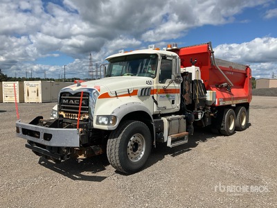 2013 Mack GU713 Granite 6x4 Spreader Truck