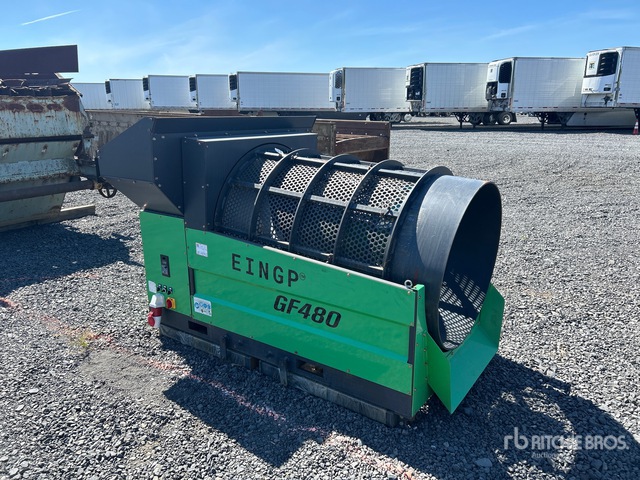 Erie Industries GF480 Skid Mounted Trommel Screen