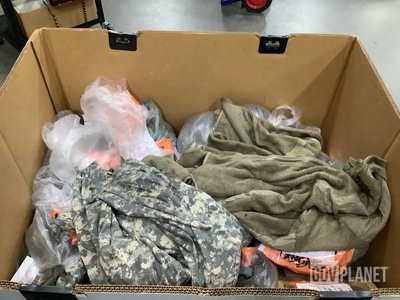 (6) Entrenching Carriers, (6) Jackets, (3) Pairs of Trousers & Assorted Items