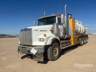 2013 Westech on 2013 Western Star 4900SA 8x6 Sleeper Combination Wash/ Vakuumtankwägen