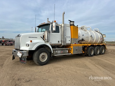 2013 Westech on 2013 Western Star 4900SA 8x6 Sleeper Combination Wash/ Camion-citerne à vide