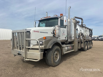 2012 Rebel on 2013 Western Star 4900SA 8x6 Sleeper Vacuum Tanker Truck