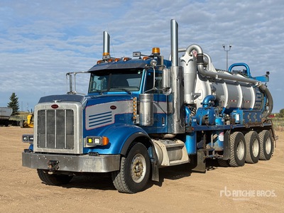 2011 Custom Vac on 2012 Peterbilt 367 8x6 バキュームトラック