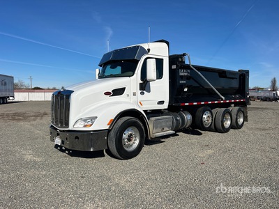 2018 Peterbilt 579 8x4 Tri/A Dump Truck