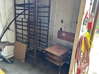 Working Table and Shelving