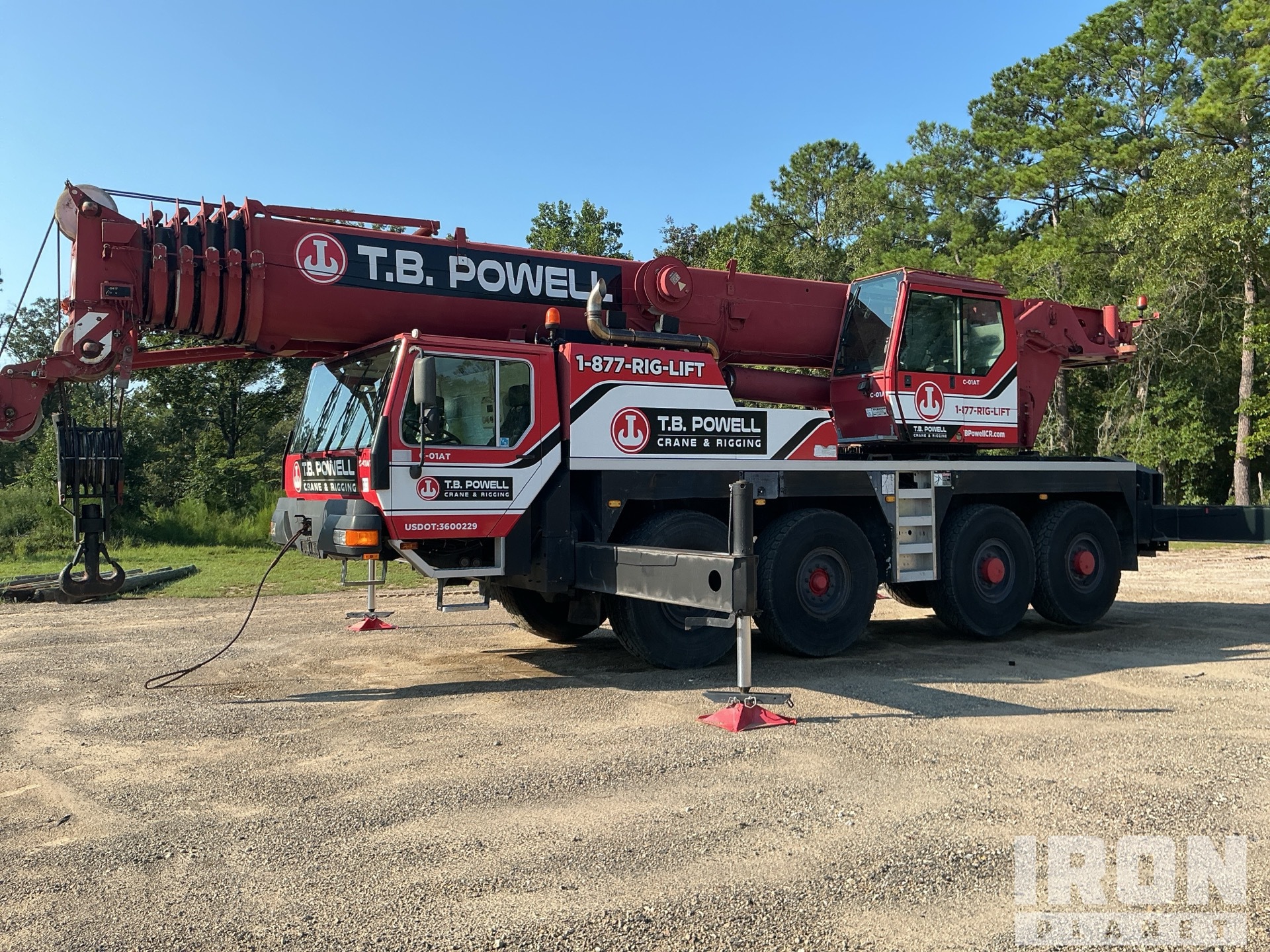 2002 Liebherr LTM1080-1 88 ton 8x4 All Terrain Crane