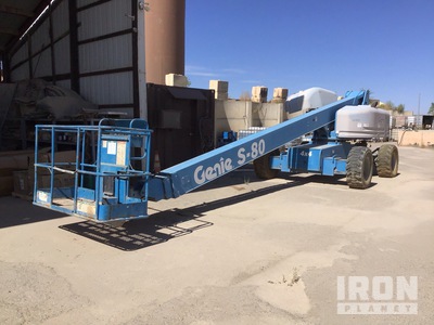 2005 Genie S-80 4WD Diesel Telescopic Boom Lift