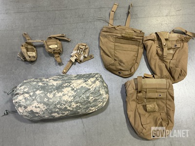 (83) Grenade Pouches, (39) Dump Pouches, (2) Combat Shelters & Assorted Items