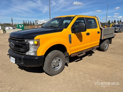 2021 Ford F-250 XL 4x4 Crew Cab Flatbed Truck