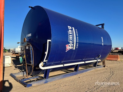 2011 Peaceland Fabricating LTD. 400 BBL Skid Mounted Acid Citerne en acier