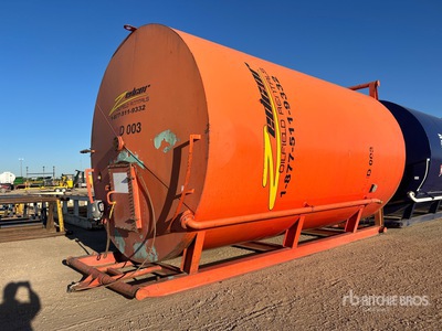 2012 Westfab 400 BBL Skid Mounted Acid Citerne en acier