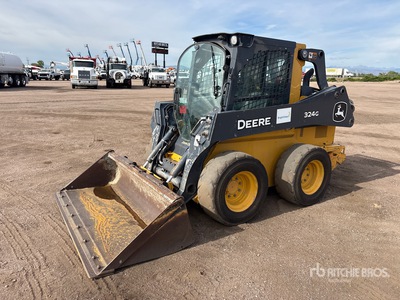 2021 John Deere 324G Two-Speed を見 Skid-Steer Loader