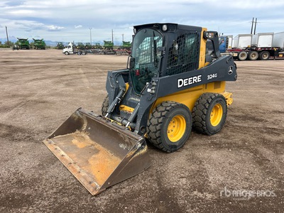 2019 John Deere 324G Two-Speed を見 Skid-Steer Loader