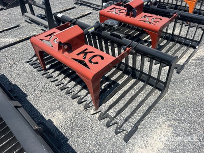 2025 Kit Containers QT-SG-S76-V3 76 in Skeleton Skid Steer Grapple (Unused)
