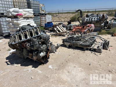 Quantity of Engines, Transmissions, Engine Heads, (2) Radiators, & Gear Box Cores
