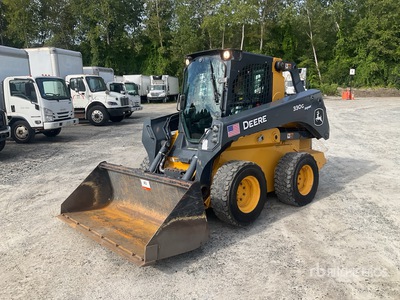 2021 John Deere 330G Two-Speed High Flow Minicargadora