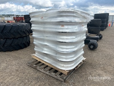 Quantity of (36) 2023 EMC 22.5 x 8.25 Steel Wheels (Unused)