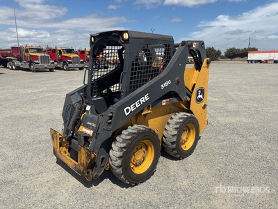 2021 John Deere 318G Ładowarka o sterowaniu burtowym