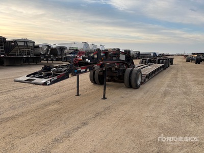 2011 Aspen 55 ton Tri/A Removable Gooseneck Tieflader