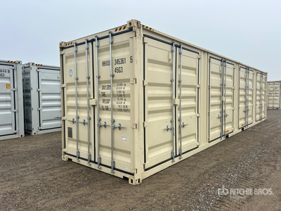 2025 40 ft High Cube Open-Sided Storage Container