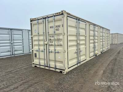 2025 40 ft High Cube Open-Sided Storage Container