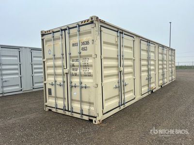 2025 40 ft High Cube Open-Sided Storage Container