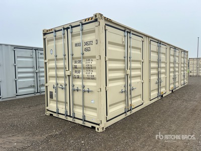 2025 40 ft High Cube Open-Sided Storage Container