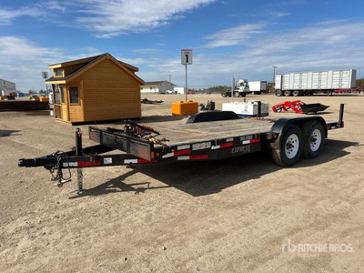 2010 Rainbow 18 ft T/A Equipment Trailer