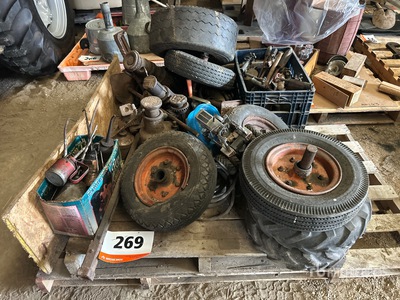 Tires, Jacks, Toy Truck, Grease Guns