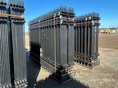 Quantity of (20) 10 ft x 7 ft Powder Coated Site Fence (Unused)