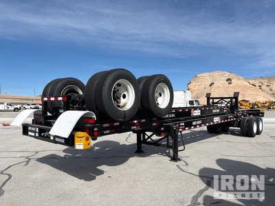 Quantity of (2) 2023 Hyundai CGN40-829 40 ft T/A Container Trailers (Unused)