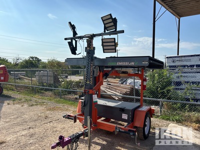 2021 National Signal Sunray LTS-160 160 W Solar Light Tower (Inoperable)
