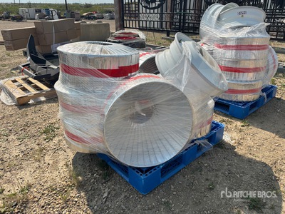 Quantity of (8) 24.5 X 8.25 Steel Truck Rim 10 Bolt Hole Pièces diverses