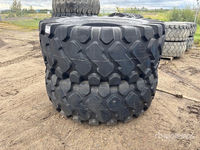 Quantity of (2) Beaver 29.5x25 Tires (Unused) - Fits Wheel Loader