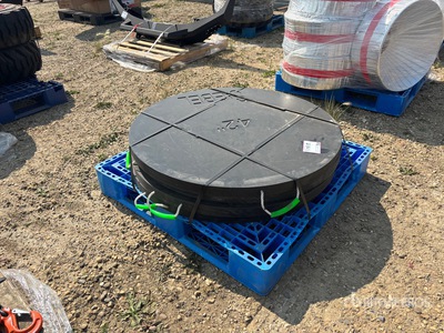 Quantity of (4) 42 in x 2 in UHMWPE Maty podsuwnicowe