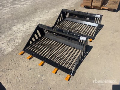 2026 GIYI GY-RB44 43 in Skeleton Mini Skid Steer Bucket (Unused)