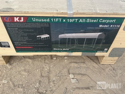 KJ K1119 All-Steel Carport - Unused
