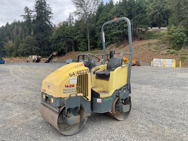 2018 Wacker Neuson RD12A Double Drum Roller