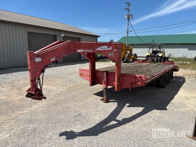 2000 Felling FT-18GN 18000 lb 21 ft T/A Gooseneck Equipment Trailer