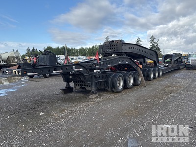 1985 Siebert 15 Rows of 4 Removable Gooseneck 1 Jeep and two boosters Przyczepa niskopodwoziowa
