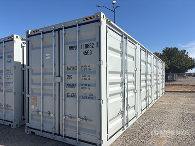 2026 40 ft High Cube Multi-Door Conteneur de stockage